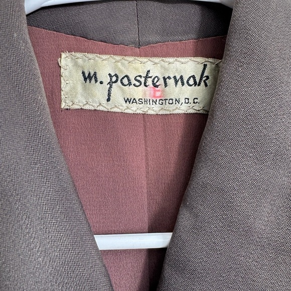 Vintage 40s Womens 5 Button Fitted Blazer Jacket M Pasternak - Picture 3 of 10